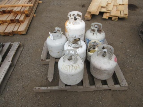 (7) ASSORTED PROPANE TANKS