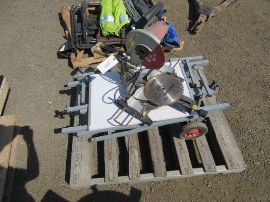 CHICAGO ELECTRIC CORDED CHOPSAW W/ STAND