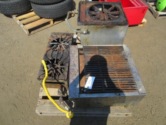 (3) COMMERCIAL GAS COOKTOPS