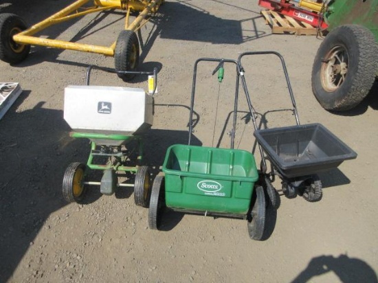 (3) FERTILIZER SPREADERS