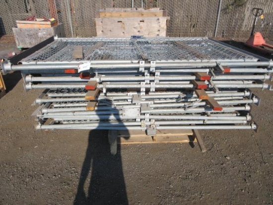 (10) 8' X 64'' Chainlink Site Fence Gates