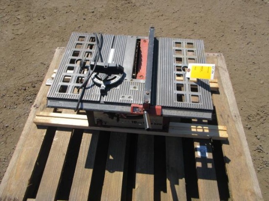 10'' TABLE SAW W/ PRECISION FENCE