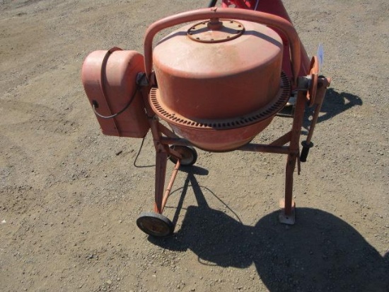 MODEL 741-C-5 PORTABLE 3 1/2 CU. FT. CEMENT MIXER, 115V
