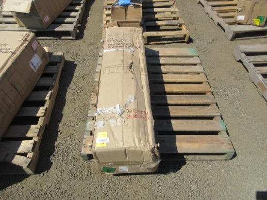 EVAJOY 13' X 7' X 32'' RECTANGULAR FRAMED POOL SET (UNUSED)