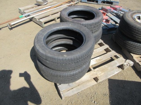 (4) ASSORTED 225/60R17 TIRES