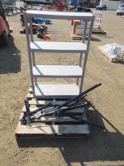 WRENCH FORCE CAMERA TRI STAND & PLASTIC SHELVING UNIT