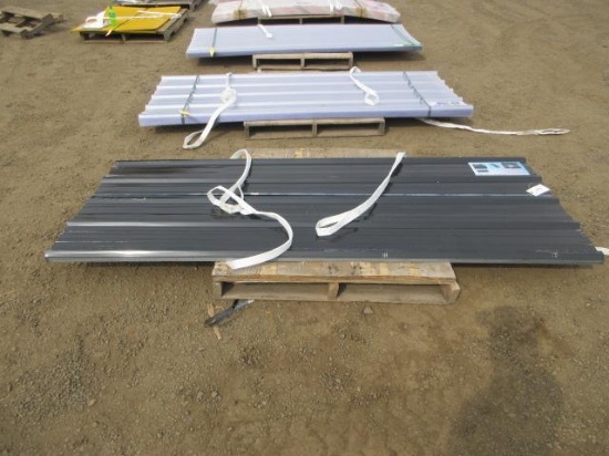 (30) 94 1/2 X 36'' BLACK METAL ROOF/WALL PANELS (UNUSED)