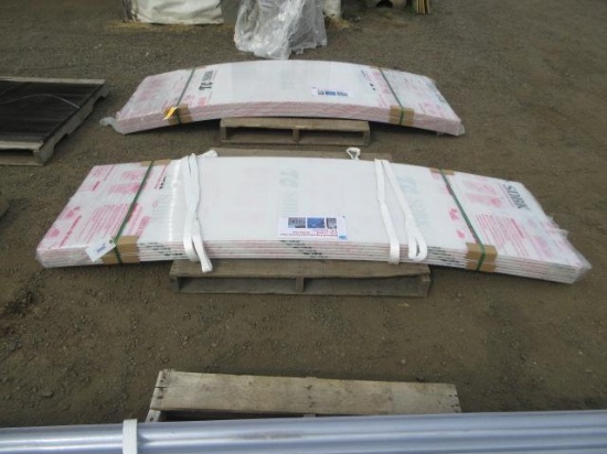 (20) 94 1/2 X 27'' CLEAR MULTIWALL POLYCARBONATE PANELS (UNUSED)