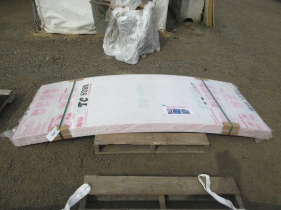 (20) 94 1/2 X 35'' CLEAR MULTIWALL POLYCARBONATE PANELS (UNUSED)