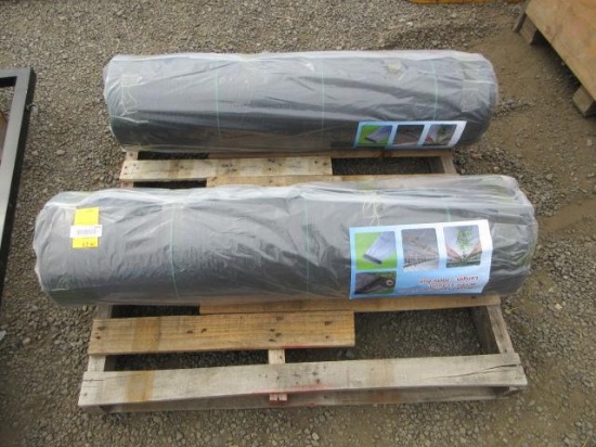 (2) 13' X 300' WOVEN LANDSCAPE FABRIC ROLLS (UNUSED)