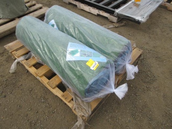 (2) 3.3' X 49.2' ARTIFICIAL TURF ROLLS W/DRAINAGE HOLES (UNUSED)