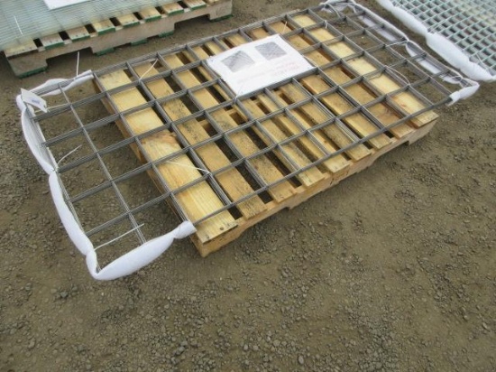 (10) 6' X 3' STEEL WIRE REMESH SHEETS (UNUSED)