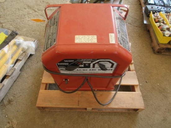 LINCOLN AC/DC ARC WELDER, 225/115 AMP W/ LEADS