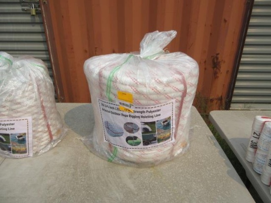 3/4'' X 328' HIGH STRENGTH POLYESTER ROPE (UNUSED)