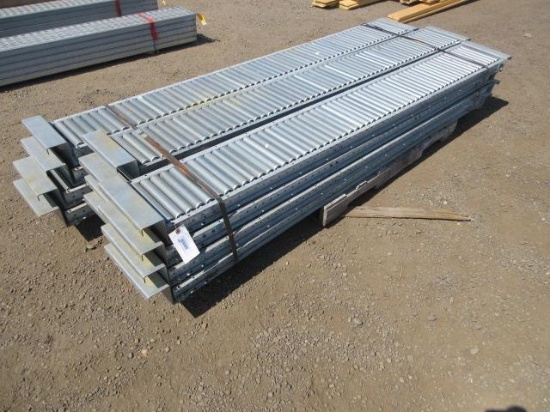 (12) 8' X 1' ROLLER TABLES