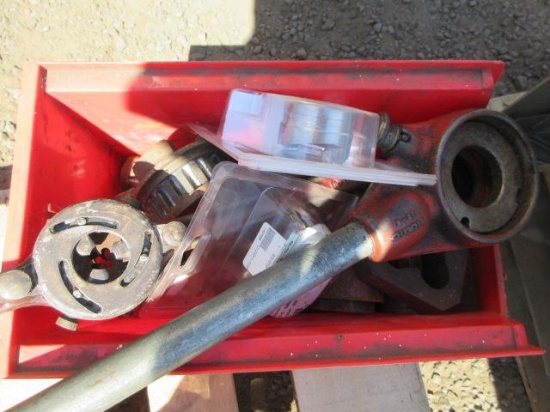RIDGID 12-R, GREENFIELD PIPE THREADERS & ASSORTED DIES