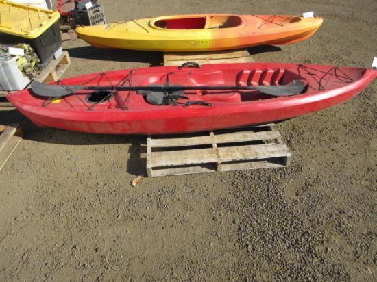 LIFETIME KAYAK W/ OAR, HIN- LPE6292B