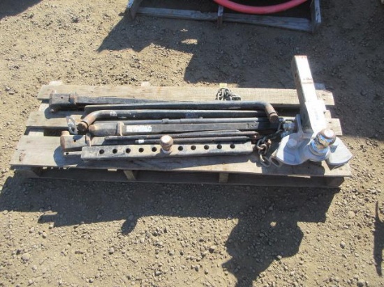 ADJUSTABLE DROP HITCH W/ 2 5/16'' BALL & ASSORTED TOW BARS