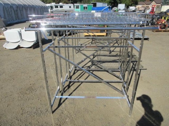 (3) 49'' X 22'' ADJUSTABLE CLOTHING RACKS