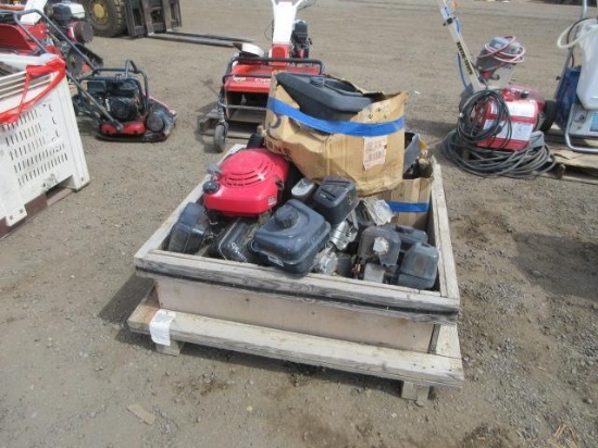 ASSORTED SMALL GAS ENGINE PARTS