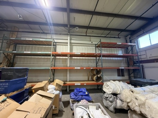 Pallet Racking - (4) Uprights & (22) Load Beams