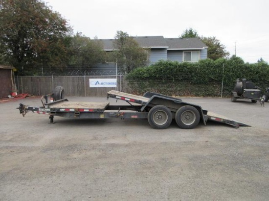 2022 Behnke Enterprises Tbct2216et 22' Split Deck Tilt Trailer