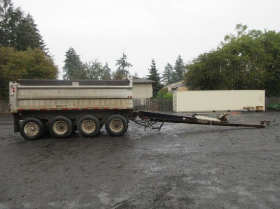 1996 BEALL PIEREA-4 4 AXLE ALUMINUM PUP TRAILER