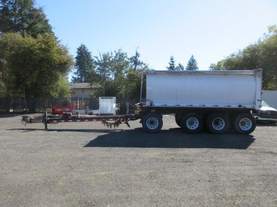 2002 Beall 4-Axle Aluminum Pup Dump Trailer