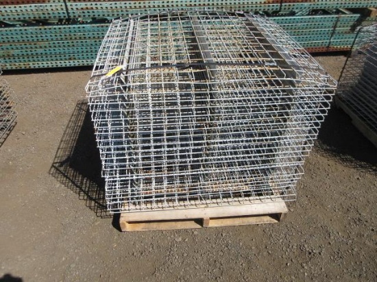 (21) 45 1/2'' X 43'' WIRE MESH PALLET RACK DECKING PANELS