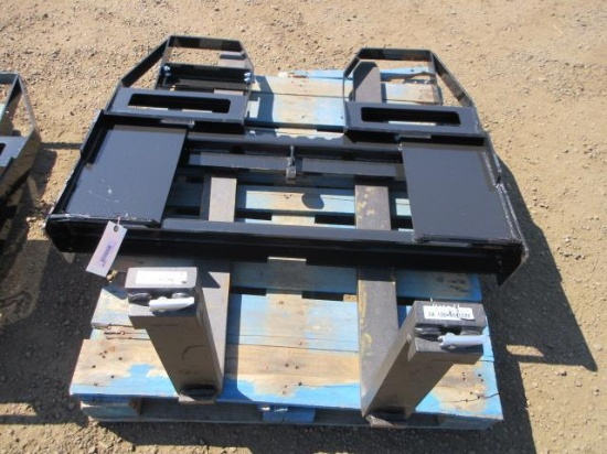 2026 AGT SKID STEER FORK ATTACHMENT W/ 48'' X 4'' FORKS (UNUSED)