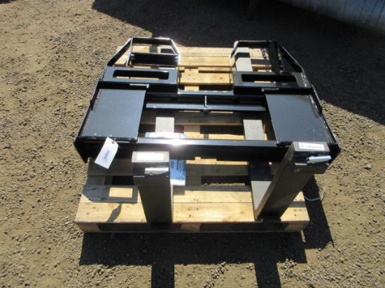 2026 AGT SKID STEER FORK ATTACHMENT W/ 48'' X 4'' FORKS (UNUSED)