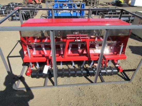 2026 AGT STSD10 SKID STEER/ 3-POINT NO-TILL SEED DRILL ATTACHMENT (UNUSED)