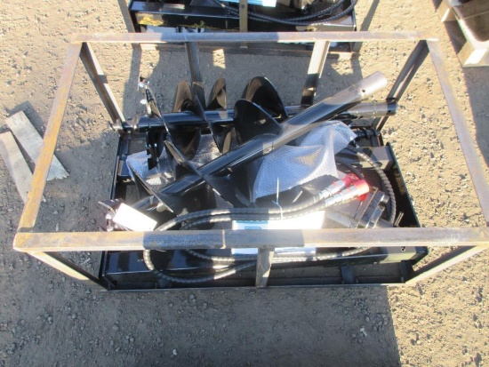 2026 AGT SSECAG-Y SKID STEER AUGER W/ 16'', 12'', & 8'' BITS (UNUSED)