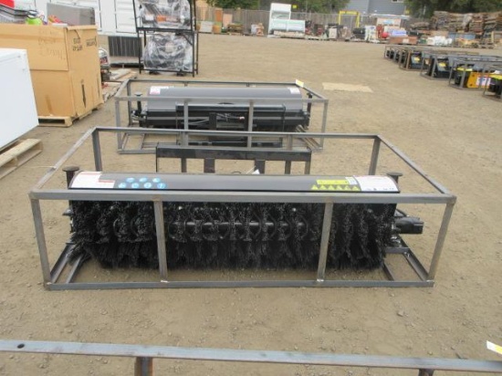 2026 AGT SSAB-72 72'' SKID STEER ROTARY ANGLE BROOM (UNUSED)