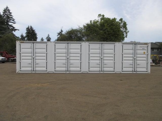 2026 40' HIGH CUBE SHIPPING CONTAINER W/(4) SIDE DOORS S/N LYGU4191206
