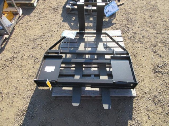 2026 AGT SKID STEER FORK ATTACHMENT W/48'' X 4'' FORKS (UNUSED)