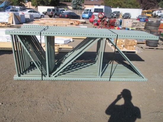 PALLET RACKING (11) 126'' UPRIGHTS