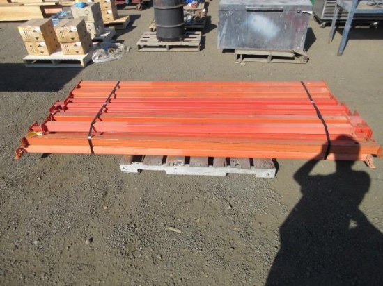 PALLET RACKING (10) 8' (9) 9' CROSS BEAMS