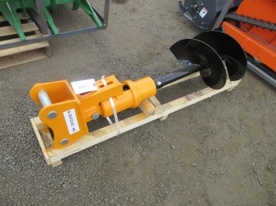 2026 Cat 303 Excavator Auger Attachment W/ 16'' Bit (Unused)