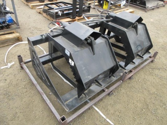 2026 GIYI HWG78 72'' SKID STEER HOLLOW WOOD GRABBER (UNUSED)