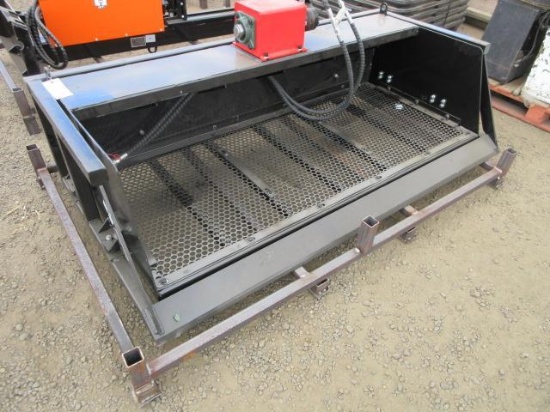 2026 GIYI VB79 79'' SKID STEER VIBRATING BUCKET (UNUSED)