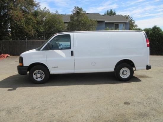 2005 CHEVROLET EXPRESS 2500 CARGO VAN