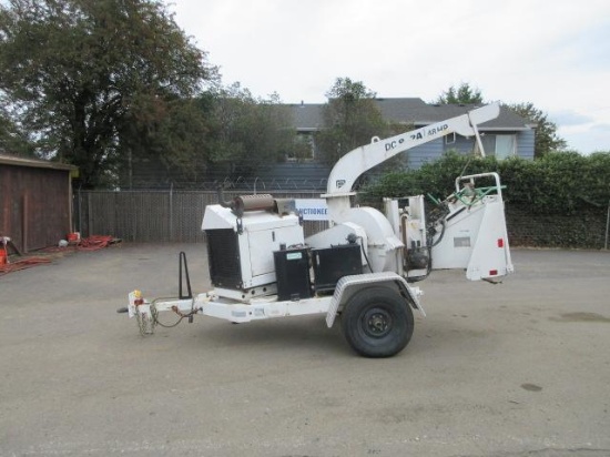 2010 ALTEC DC-912A SINGLE AXLE TOWABLE DIESEL WOOD CHIPPER