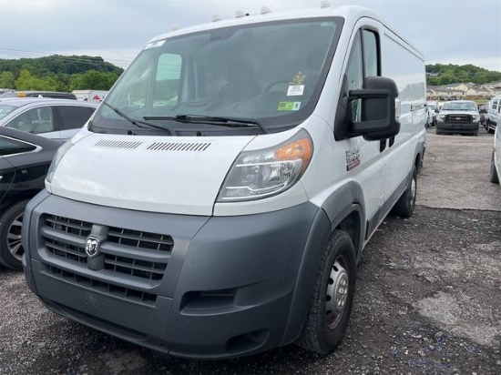 2018 Ram 1500 ProMaster Vans 1500 Low Roof 136" WB
