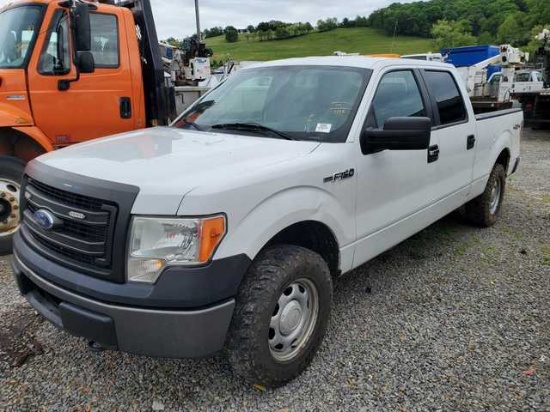 2014 Ford F150 4X4 CREW CAB 4WD