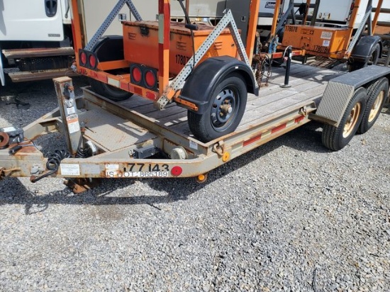 1995 Dynawe DYNAWELD 14' TANDEM AXLE TRAILER