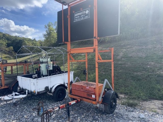 2008 Arrowmaster Portable solar arrow trailer null