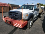 2013 Ford F550 REG CAB 4X4 FLAT BED