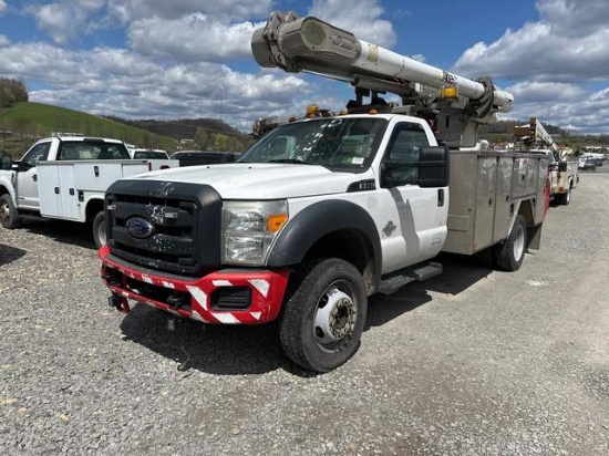 2013 Ford F550 4X4 REG CAB ALTEC L34