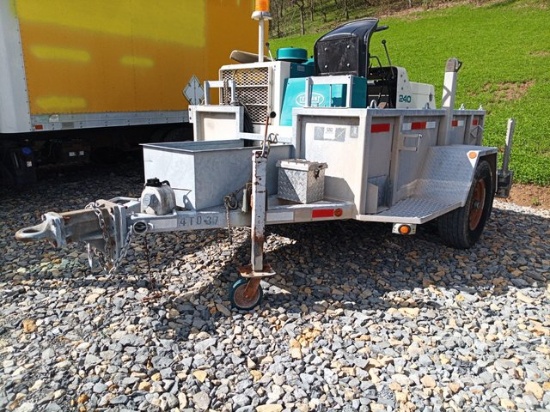2000 Sauber 1555 SINGLE REEL TRAILER